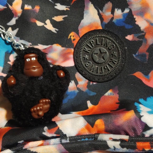 Kipling Colorful Bird Print Crossbody Bag - Picture 2 of 6